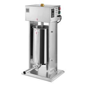 Electric Sausage Stuffer, 33 LBS / 15 L Vertical Meat Stuffer, Stepless Speed Control and Foot Pedal
